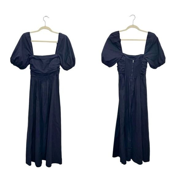 Reformation Rachelle Dress in black cotton - Picture 6 of 10